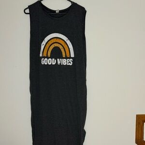 Good Vibes Graphic Tank Top